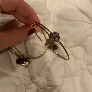 Set of Alex and Ani bracelets